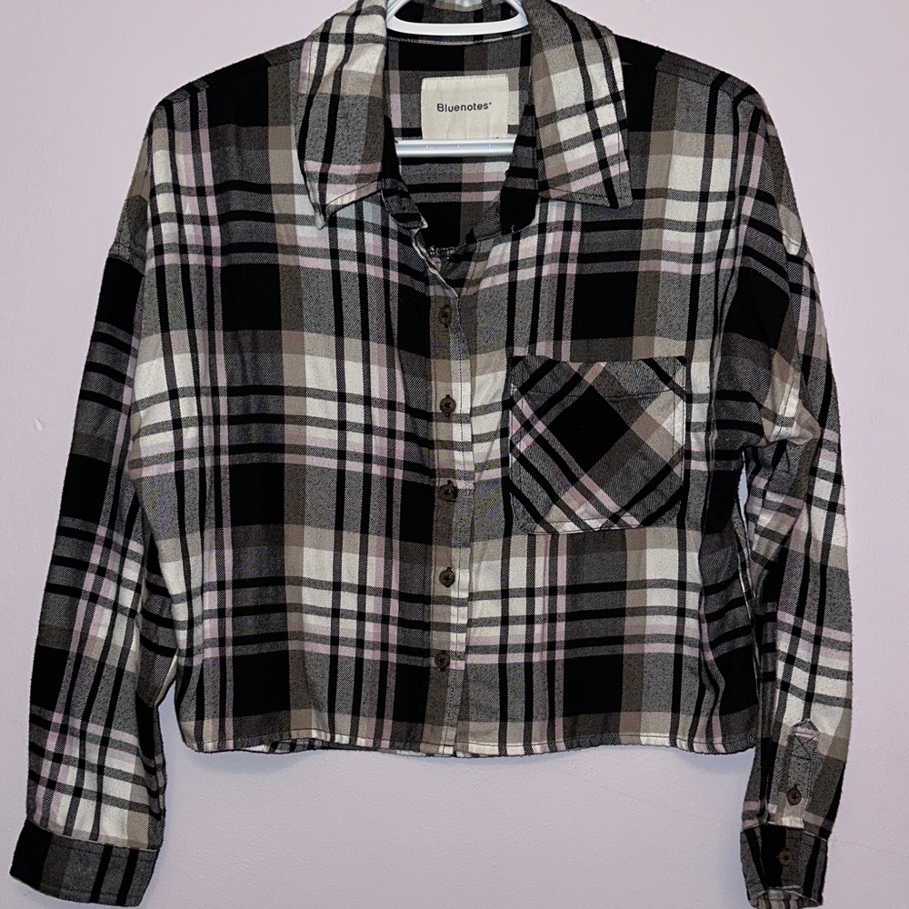 Bluenotes Cropped Button Up